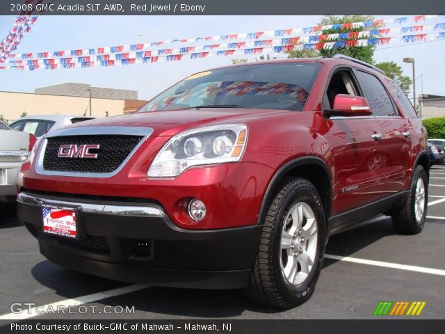 2008 GMC Acadia SLT AWD in Red Jewel