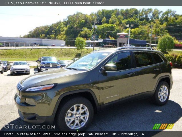 2015 Jeep Cherokee Latitude 4x4 in ECO Green Pearl