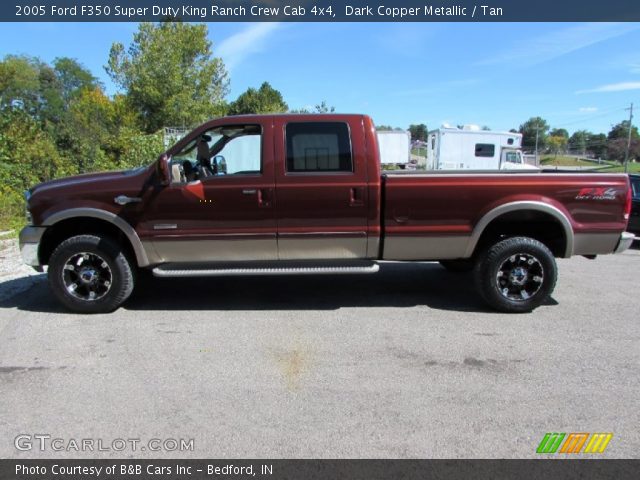 2005 Ford F350 Super Duty King Ranch Crew Cab 4x4 in Dark Copper Metallic