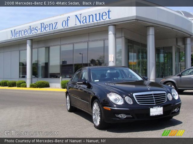 2008 Mercedes-Benz E 350 4Matic Sedan in Black