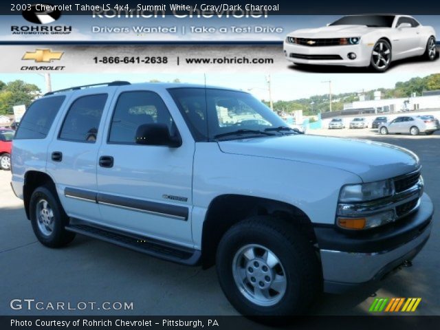 2003 Chevrolet Tahoe LS 4x4 in Summit White