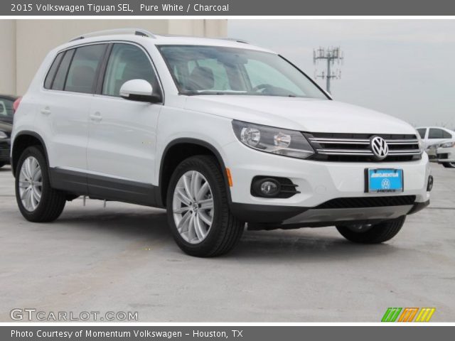 2015 Volkswagen Tiguan SEL in Pure White