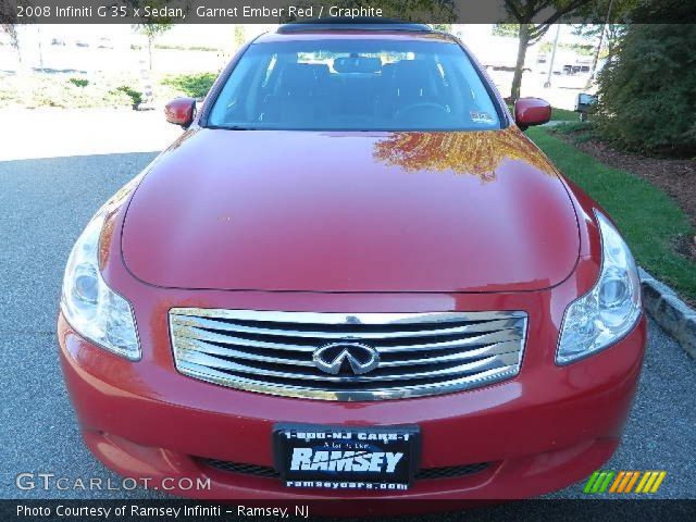 2008 Infiniti G 35 x Sedan in Garnet Ember Red