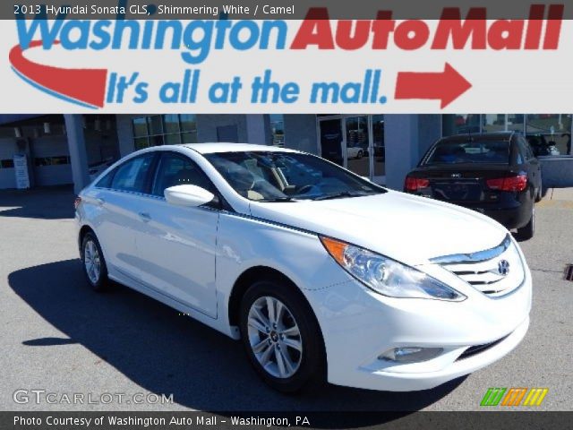 2013 Hyundai Sonata GLS in Shimmering White