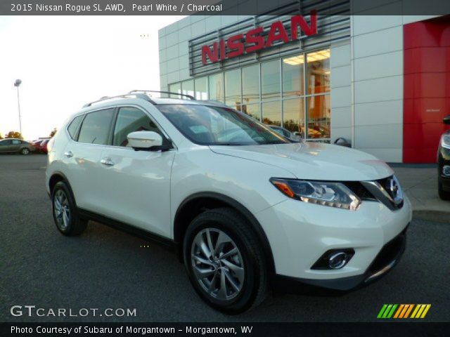 2015 Nissan Rogue SL AWD in Pearl White
