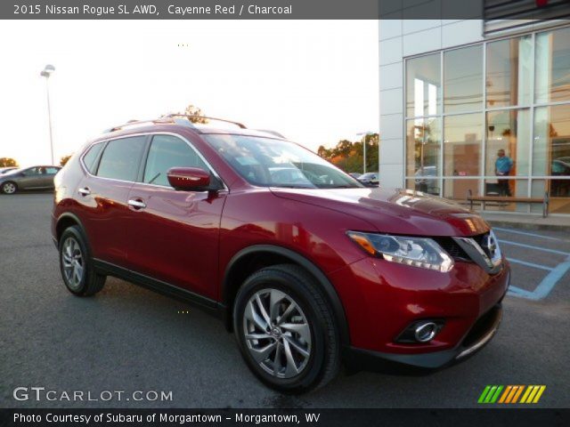 2015 Nissan Rogue SL AWD in Cayenne Red