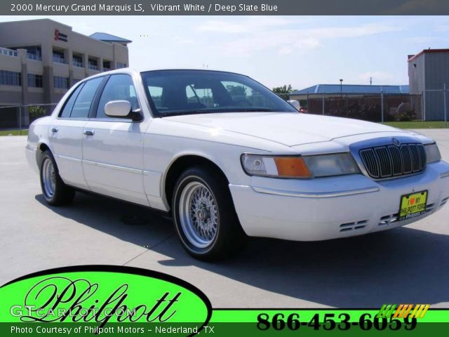 2000 Mercury Grand Marquis LS in Vibrant White