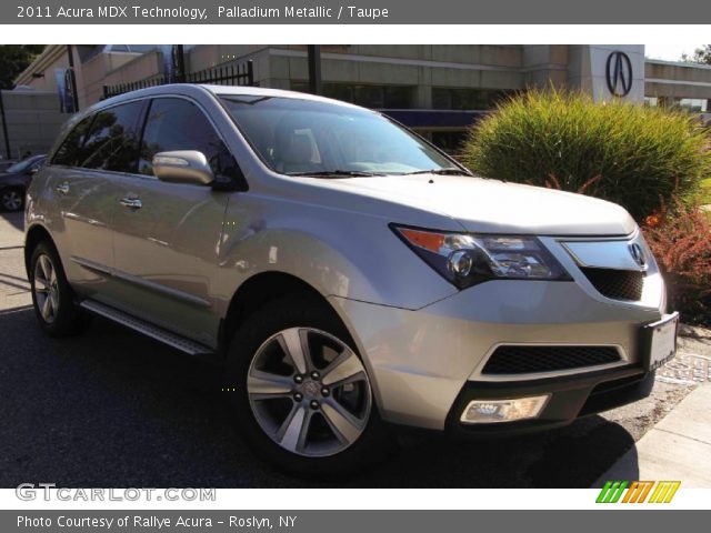 2011 Acura MDX Technology in Palladium Metallic