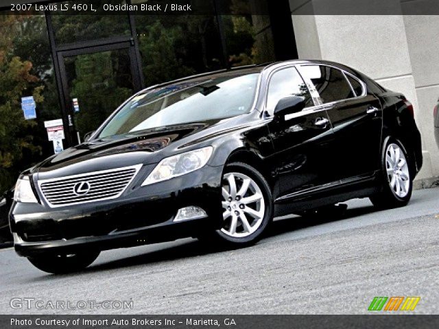 2007 Lexus LS 460 L in Obsidian Black