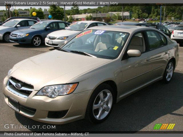 2008 Subaru Legacy 2.5i Sedan in Harvest Gold Metallic