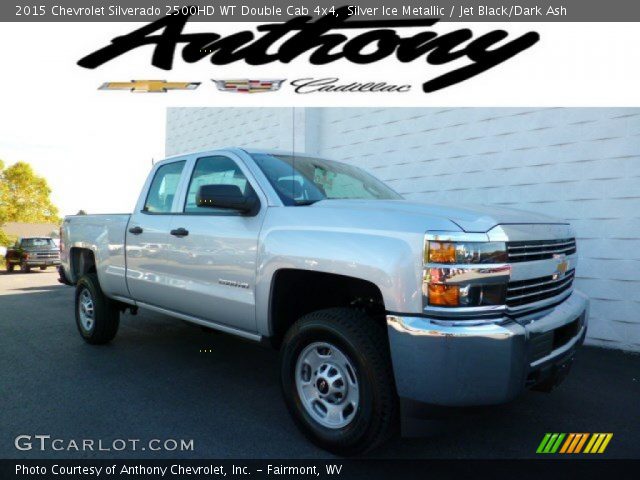 2015 Chevrolet Silverado 2500HD WT Double Cab 4x4 in Silver Ice Metallic