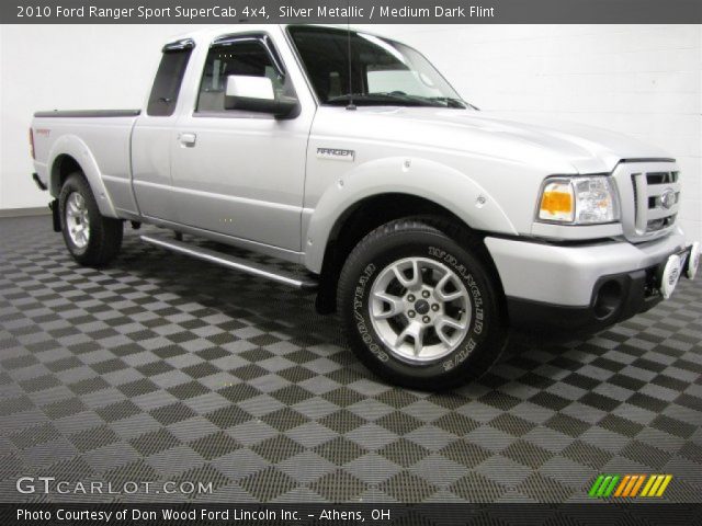 2010 Ford Ranger Sport SuperCab 4x4 in Silver Metallic