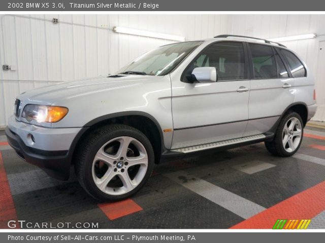 2002 BMW X5 3.0i in Titanium Silver Metallic