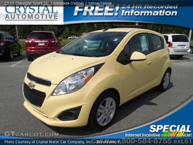 2013 Chevrolet Spark LS in Lemonade (Yellow)