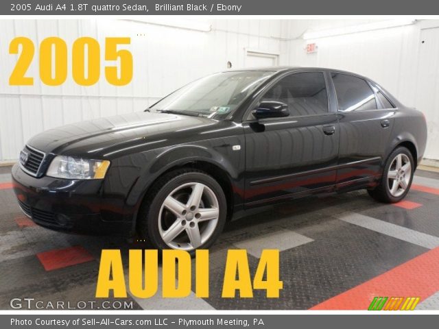 2005 Audi A4 1.8T quattro Sedan in Brilliant Black
