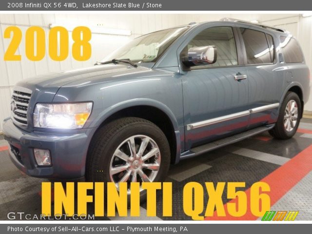 2008 Infiniti QX 56 4WD in Lakeshore Slate Blue