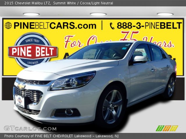 2015 Chevrolet Malibu LTZ in Summit White