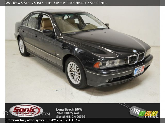2001 BMW 5 Series 540i Sedan in Cosmos Black Metallic