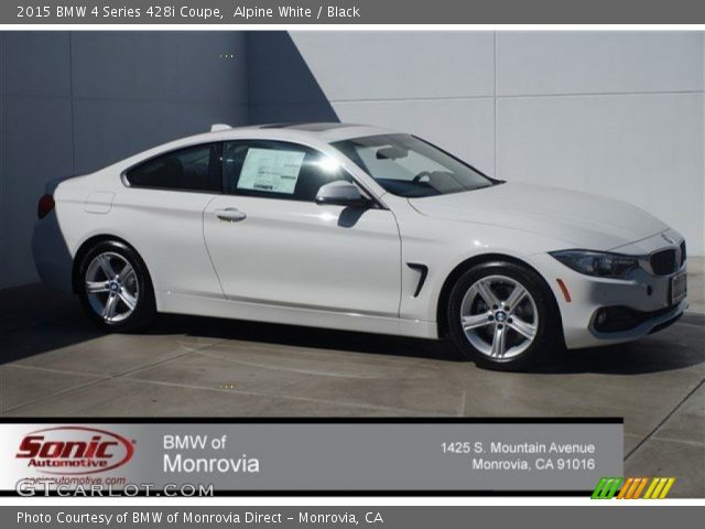 2015 BMW 4 Series 428i Coupe in Alpine White