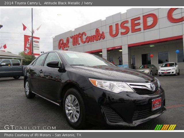 2014 Toyota Camry L in Attitude Black Metallic