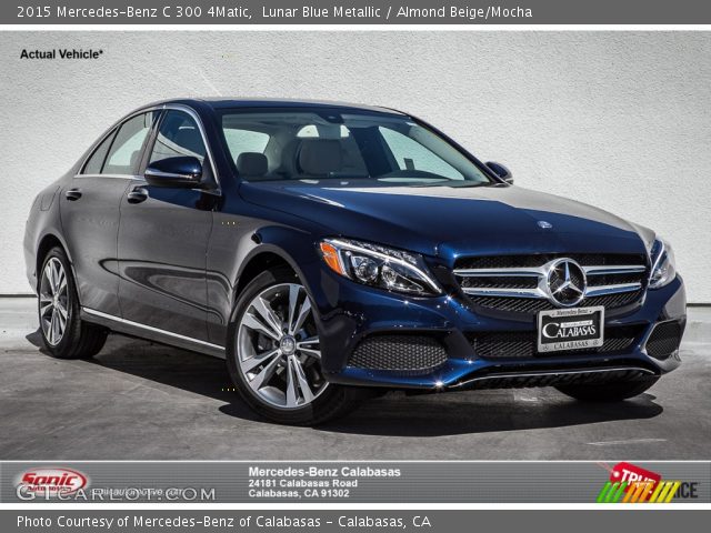 2015 Mercedes-Benz C 300 4Matic in Lunar Blue Metallic