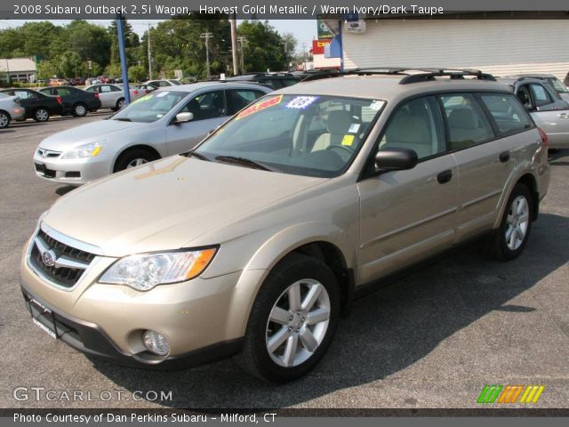 2008 Subaru Outback 2.5i Wagon in Harvest Gold Metallic