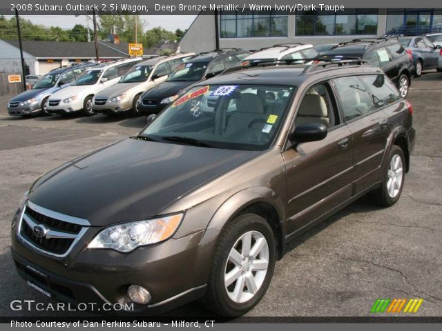 2008 Subaru Outback 2.5i Wagon in Deep Bronze Metallic