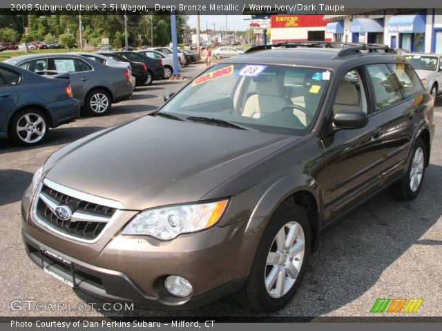 2008 Subaru Outback 2.5i Wagon in Deep Bronze Metallic