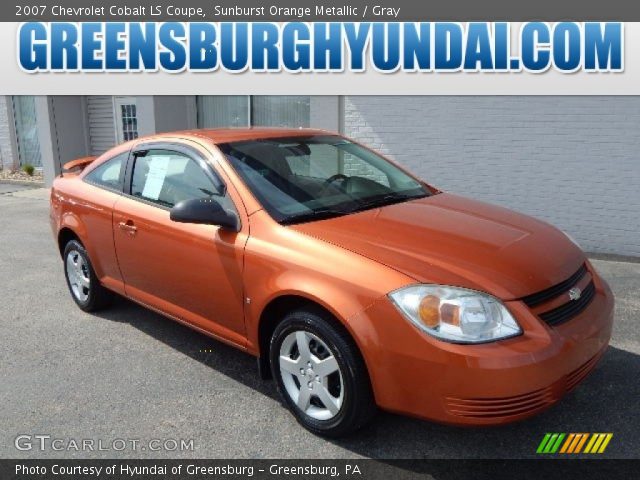 2007 Chevrolet Cobalt LS Coupe in Sunburst Orange Metallic
