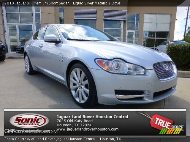 2010 Jaguar XF Premium Sport Sedan in Liquid Silver Metallic