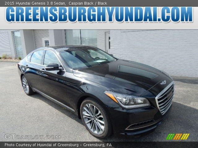 2015 Hyundai Genesis 3.8 Sedan in Caspian Black