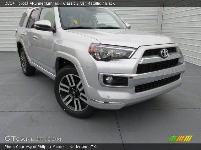 2014 Toyota 4Runner Limited in Classic Silver Metallic