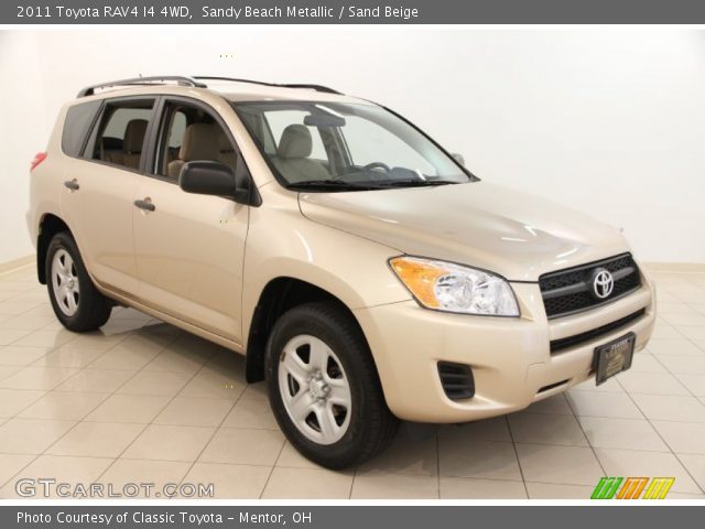 2011 Toyota RAV4 I4 4WD in Sandy Beach Metallic