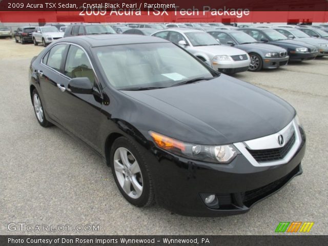 2009 Acura TSX Sedan in Crystal Black Pearl