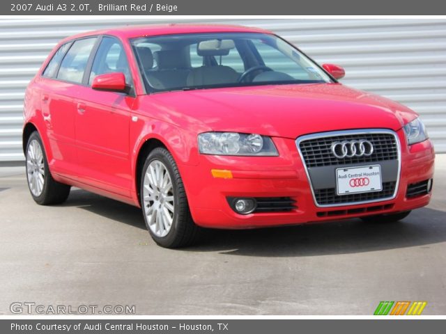 2007 Audi A3 2.0T in Brilliant Red