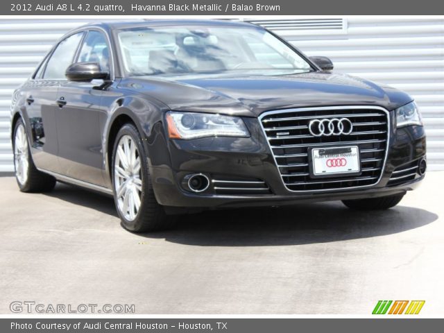 2012 Audi A8 L 4.2 quattro in Havanna Black Metallic