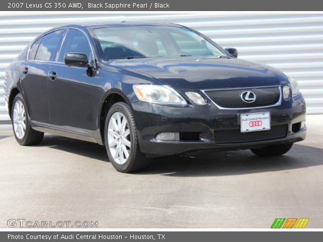 2007 Lexus GS 350 AWD in Black Sapphire Pearl