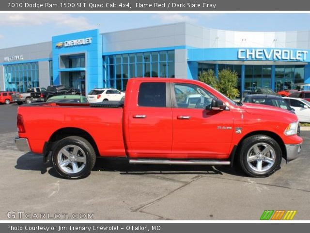 2010 Dodge Ram 1500 SLT Quad Cab 4x4 in Flame Red