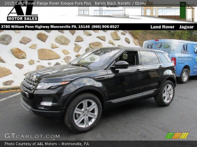 2015 Land Rover Range Rover Evoque Pure Plus in Barolo Black Metallic