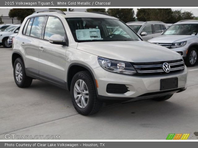 2015 Volkswagen Tiguan S in White Gold Metallic