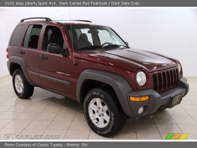 2002 Jeep Liberty Sport 4x4 in Dark Garnet Red Pearlcoat