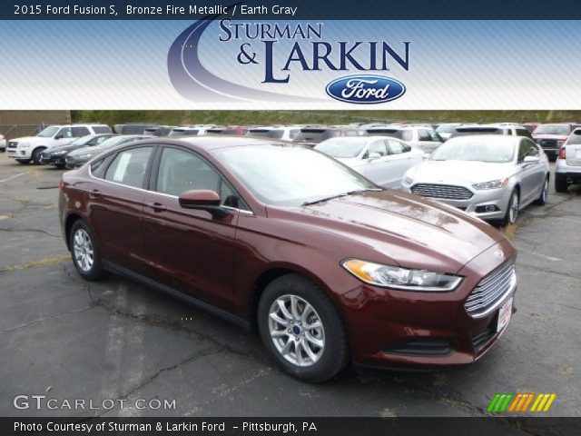 2015 Ford Fusion S in Bronze Fire Metallic