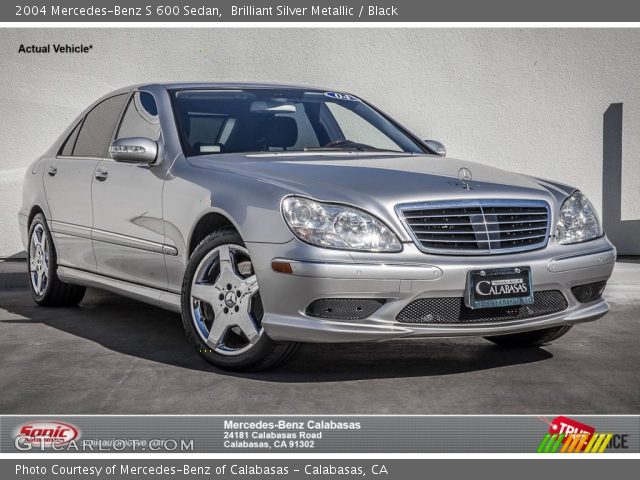 2004 Mercedes-Benz S 600 Sedan in Brilliant Silver Metallic