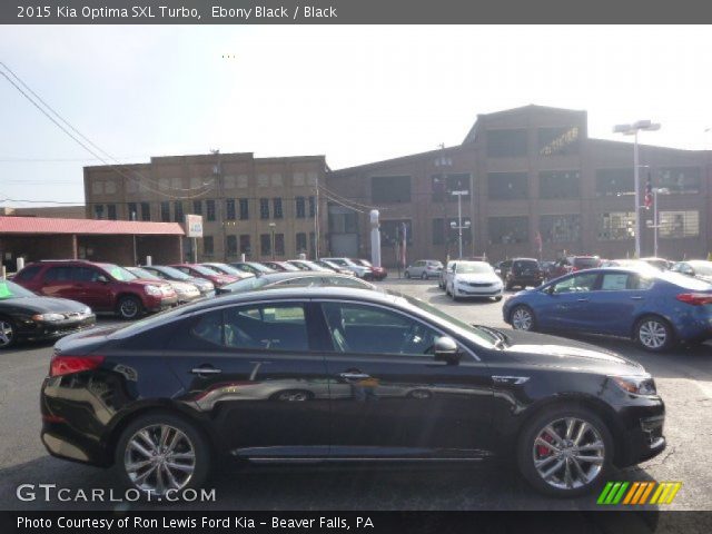 2015 Kia Optima SXL Turbo in Ebony Black