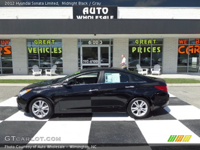 2012 Hyundai Sonata Limited in Midnight Black