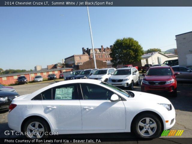 2014 Chevrolet Cruze LT in Summit White