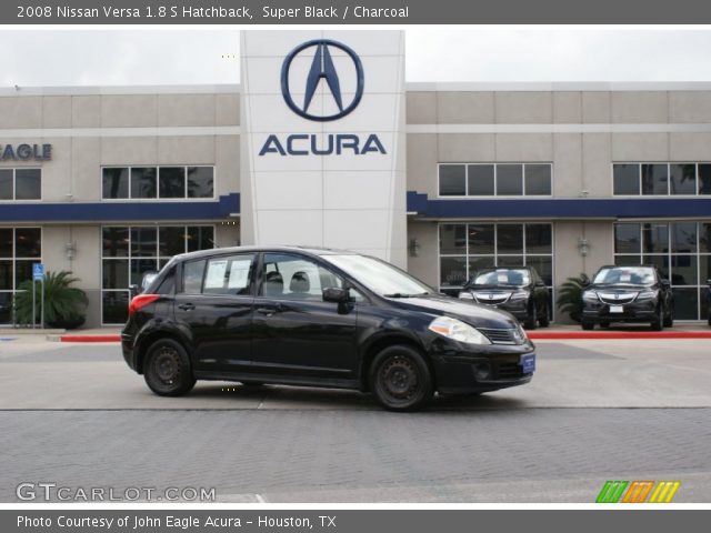 2008 Nissan Versa 1.8 S Hatchback in Super Black