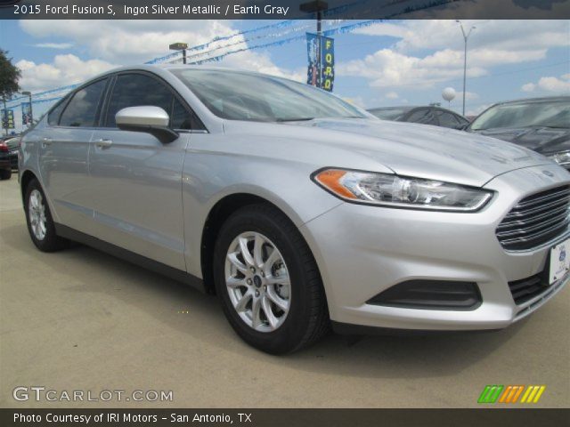 2015 Ford Fusion S in Ingot Silver Metallic