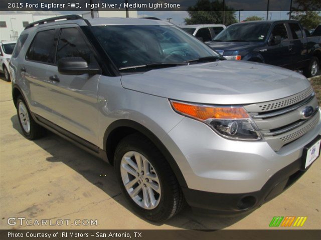 2015 Ford Explorer FWD in Ingot Silver