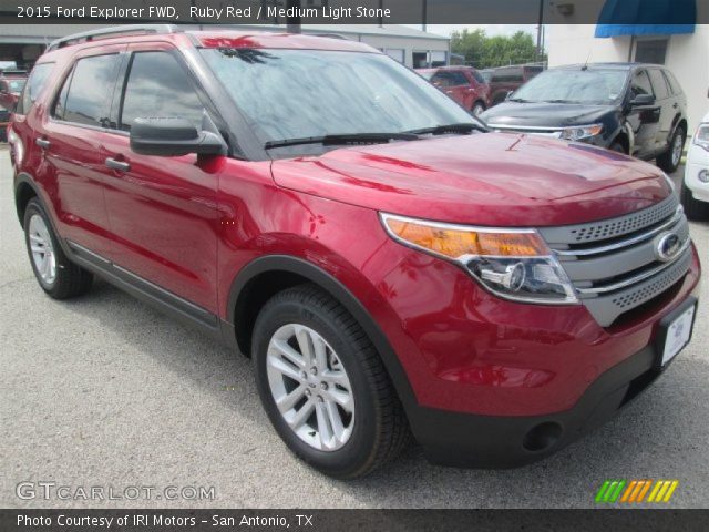2015 Ford Explorer FWD in Ruby Red
